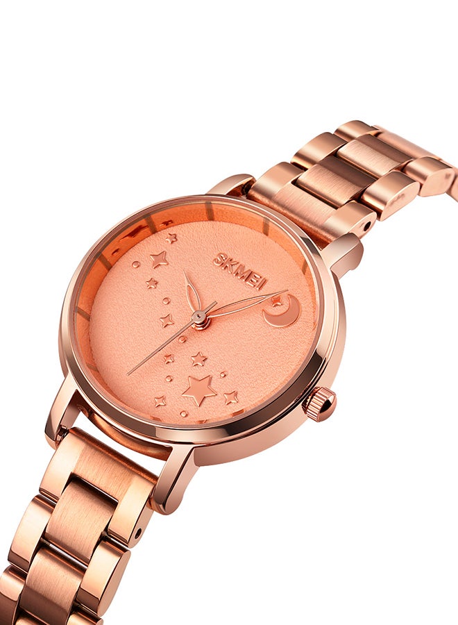 سكمي Women's Waterproof Stainless Steel Fashion Luxury Watch 1708 - Image 2