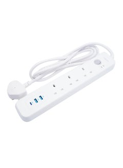 Power Extend USB-C 3 Strip White