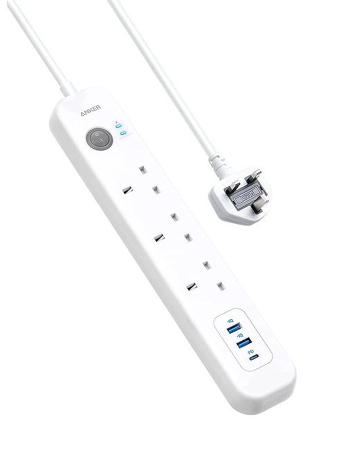 Anker - Power Extend USB-C 3 Strip White - Image 1