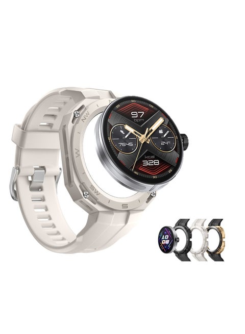 Watch Gt Cyber 47mm Quick-To-Change Cases Military-Level Durability Stylish Watch Faces 100+ Workouts Modes Smart Life Services Health Monitoring Compatible With Android And iOS Wireless Charge Grey