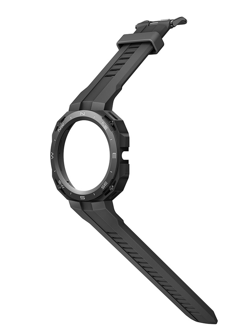 HUAWEI Watch Gt Cyber Case Quick-To-Change Military-Level Durability 316L Stainless Steel Dial With High-Performance Rubber Strap Sports Edition Midnight Black  - Image 3