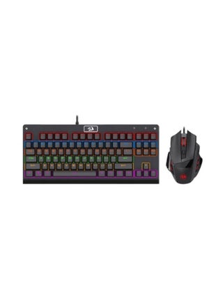 Redragon K568R-BA Gaming Keyboard & Mouse Combo (Rainbow Mechanical Blue Switch M609 3200 DPI) - v1678361412/N47669176A_1