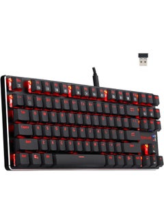 ريدراجون Redragon K590 Mahoraga Wireless - لوحة مفاتيح ميكانيكية سلكية للألعاب | Outemu Red Switch خطي وصامت | ملف تعريف منخفض 87 مفتاحًا | الكمبيوتر الشخصي / الكمبيوتر المحمول / PS4  - Image 2