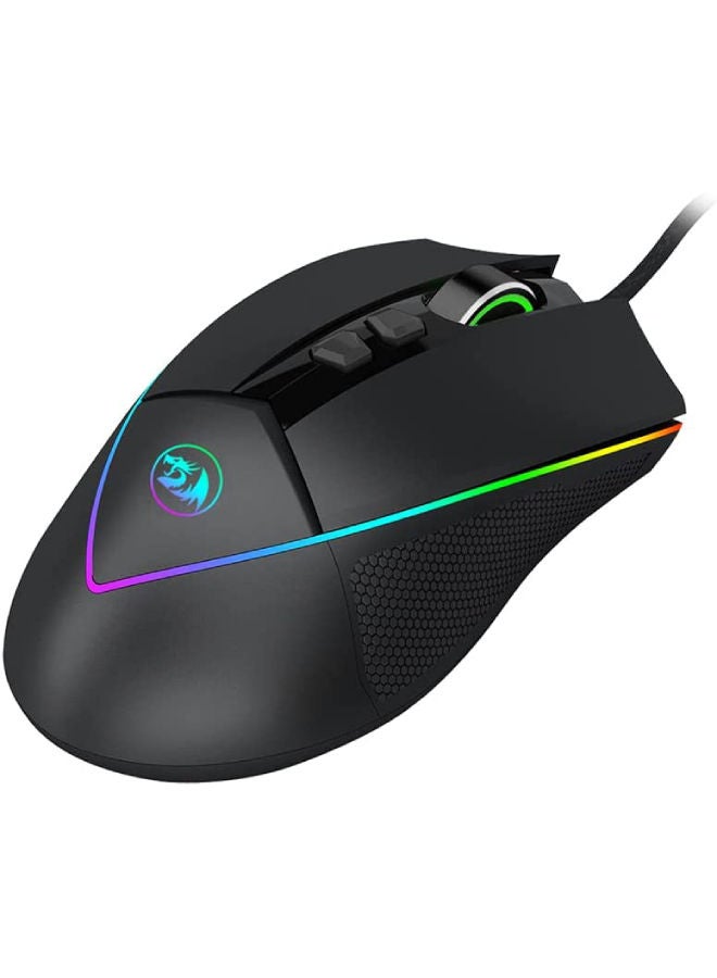REDRAGON - REDRAGON M909 EMPEROR RGB Gaming Mouse - Optical Sensor 12,400 DPI - 7 Programmable Buttons - Software Support - Image 1