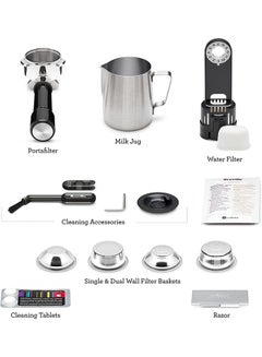 Breville The Barista Express Impress Coffee Maker (International Version) 2 L 1850 W BES876BSS Brushed Stainless Steel  - Image 2