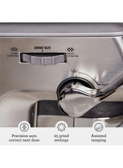 Breville The Barista Express Impress Coffee Maker (International Version) 2 L 1850 W BES876BSS Brushed Stainless Steel  - Image 5