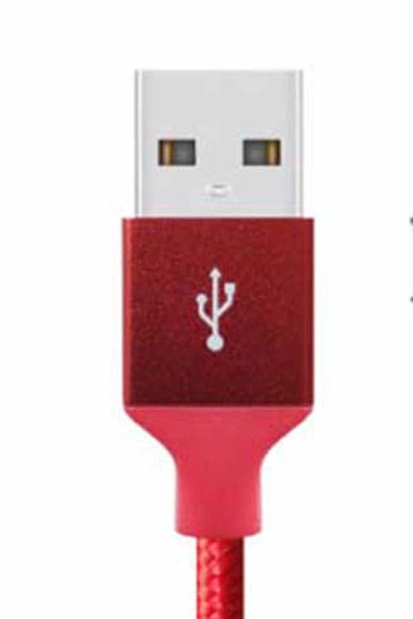 ليفور كابل USB A إلى USB C مضفر من النايلون بزاوية 6 أقدام  - Image 3