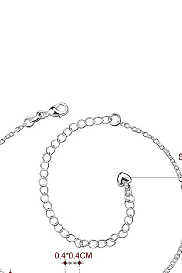 SKMEI Beautiful Ankle Bracelets Initial Diamond Anklets For Women Spa002C  - Image 5