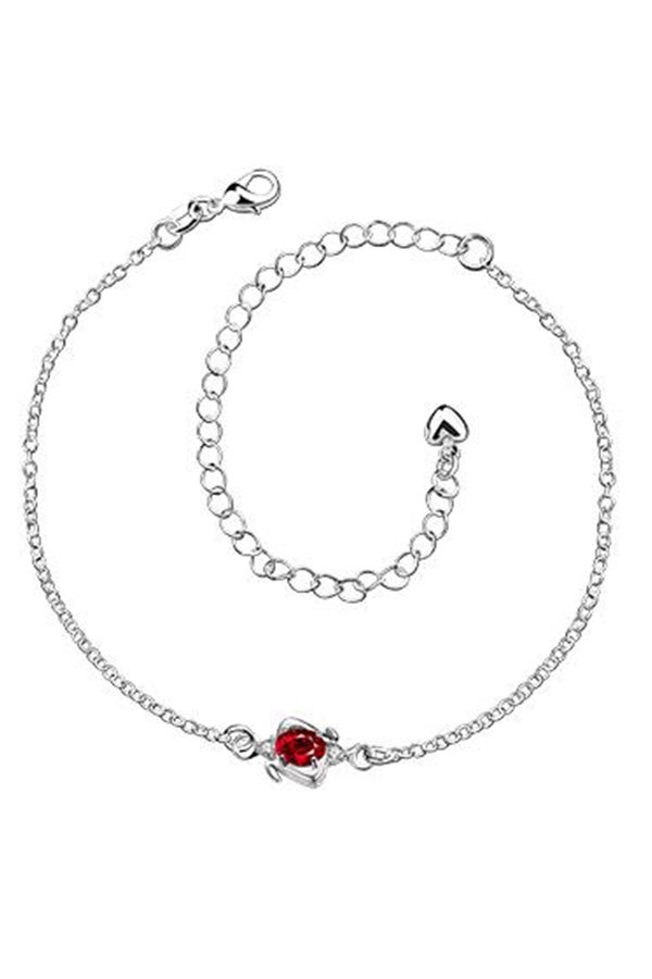 سكمي أساور كاحل جميلة مرصعة بالألماس للنساء Spa007C - Image 1