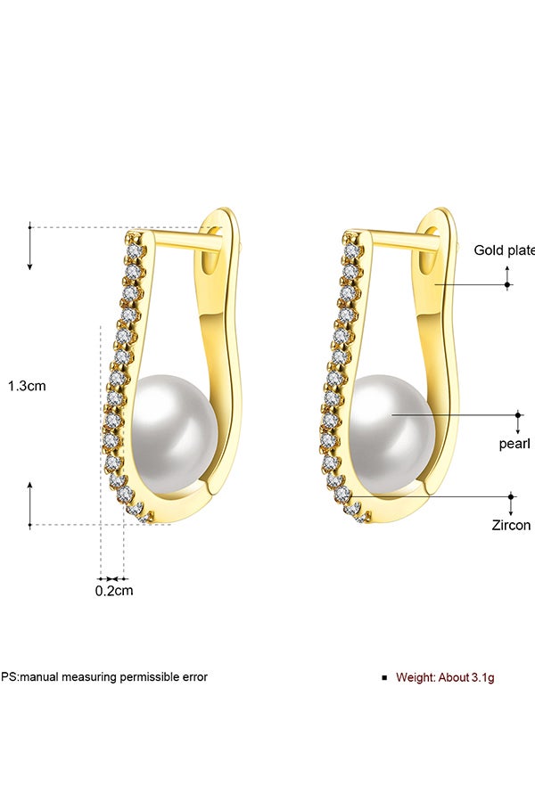 سكمي أقراط نسائية عصرية Ake154A - Image 1