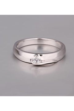 Fashionable Latest Shinny Simple Ring Lkns925R03121
