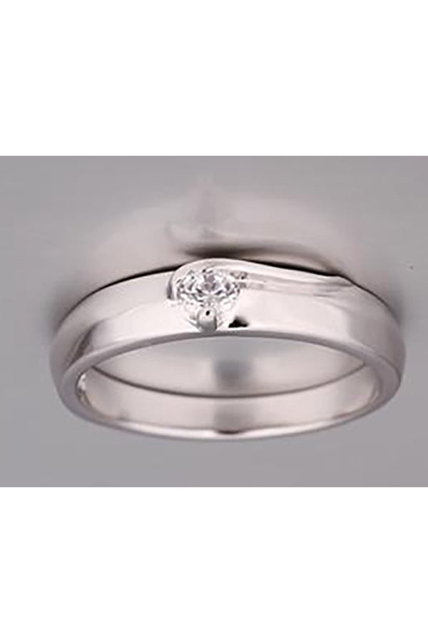 SKMEI - Fashionable Latest Shinny Simple Ring Lkns925R03121 - Image 1