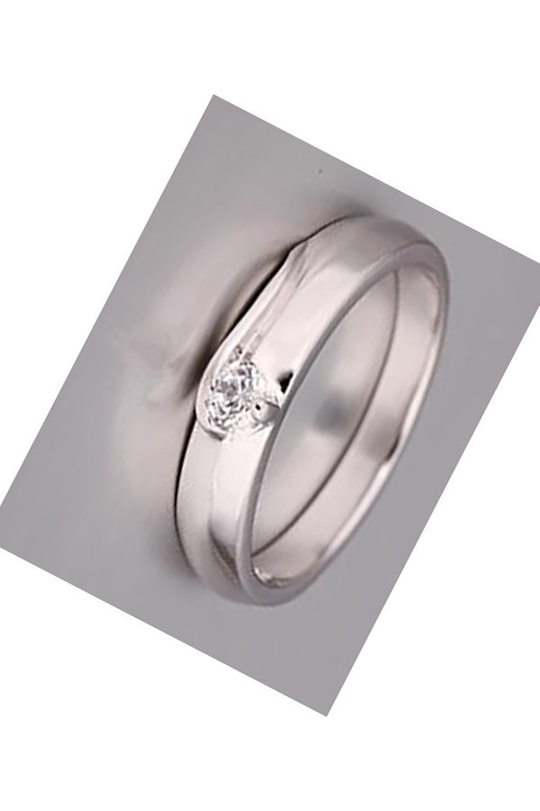 SKMEI - Fashionable Latest Shinny Simple Ring Lkns925R03121 - Image 1