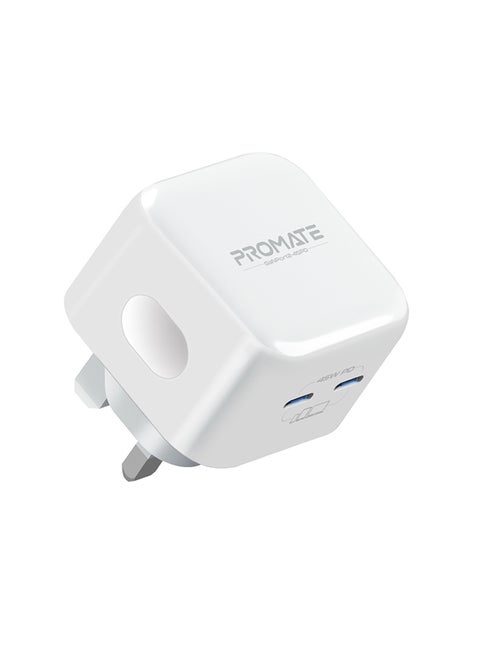 45W Power Delivery GaNFast Charging Adapter White