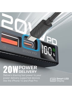 PROMATE 5000.0 mAh 15W Magsafe Portable Charger Premium 5000Mah Transparent Portable Black  - Image 5