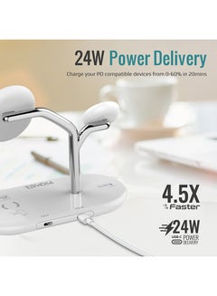 بروميت محطة شحن MagSafe عالية السرعة بقدرة 54 وات باللون الأبيض  - Image 3