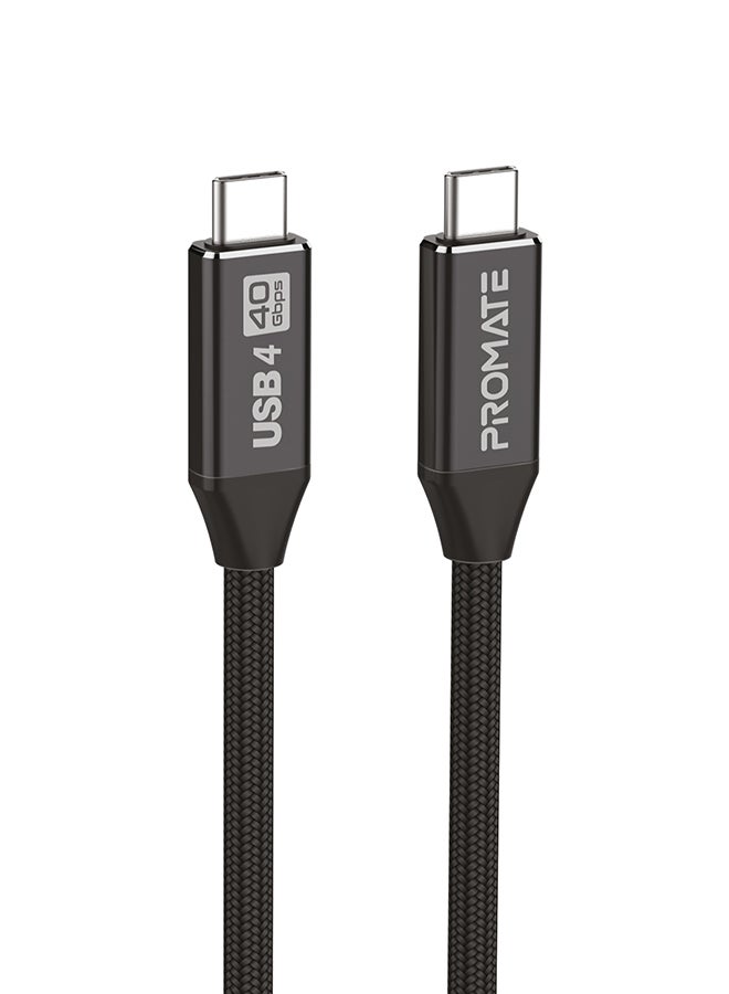 Usb-C Cable Ultra Hd 8K 60Hz Usb 4 Type-C Cable Black 