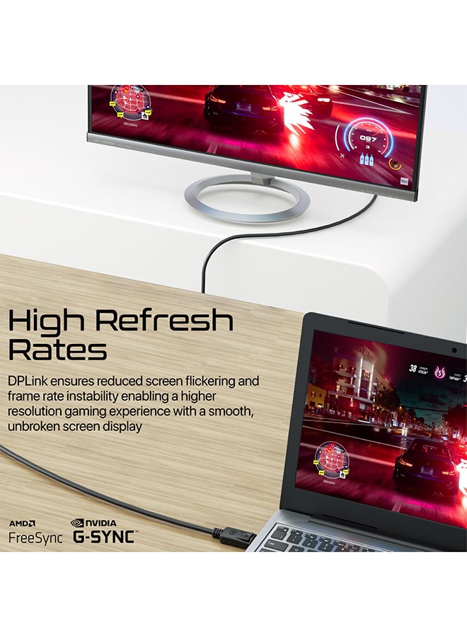 PROMATE Display Port Cable Premium Ultra Hd Black  - Image 4