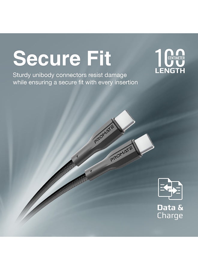 بروميت - كابل USB-C إلى USB-C توصيل طاقة ممتاز بقدرة 60 وات وشحن سريع من النوع C - Image 1