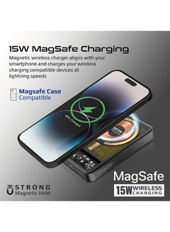 بروميت بنك الطاقة اللاسلكي المغناطيسي بقدرة 10000 مللي أمبير في الساعة Magsafe بقدرة 15 وات  - Image 4