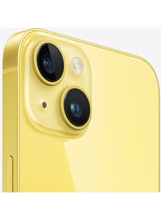 ابل  آيفون 14 بسعة 256 جيجابايت، لون أصفر، 5G مع تطبيق FaceTime - إصدار عالمي - Image 3