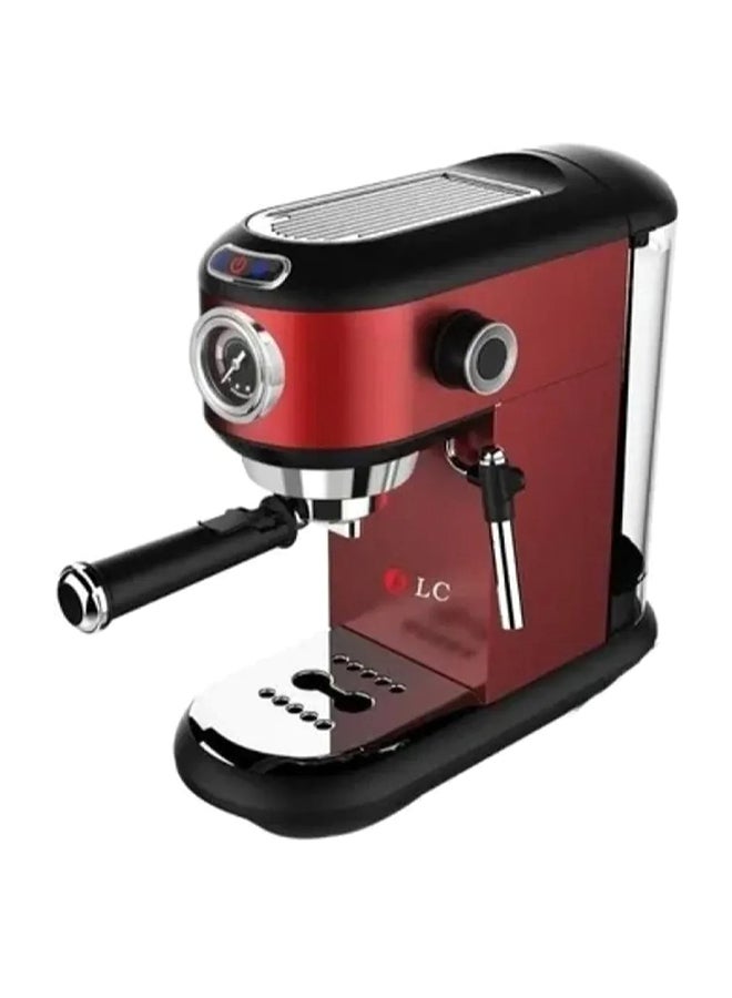 دي إل سي  ماكينة صنع قهوة الإسبريسو 1000.0 ml 1450.0 W DLC-CM7318 أحمر  - Image 1