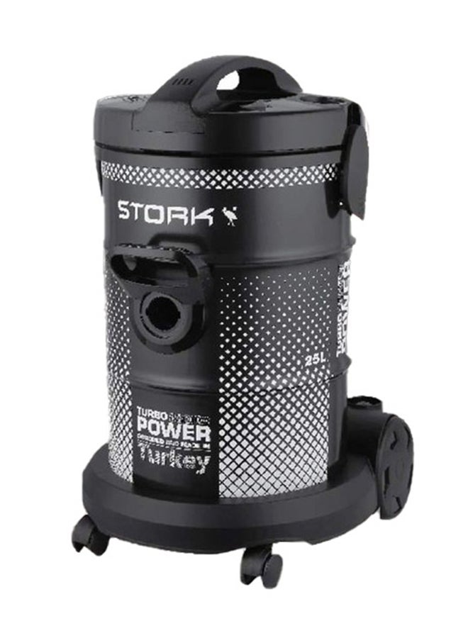 دي إل سي  مكنسة كهربائية 25 L 2200 W DLC-39603 أسود/ أبيض  - Image 2