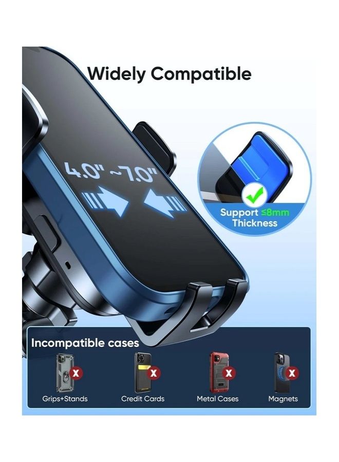 جوي روم شاحن سيارة بفتحة تهوية للسيارة بقدرة 15 وات شحن لاسلكي بملف مزدوج لهواتف iPhone 14 Plus/14 Pro Max/13 Pro Max/12 Pro/12 Mini وGalaxy Z Flip4/3 وS22 S21+ Note - Image 5