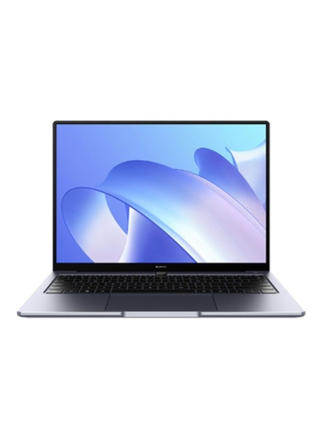 هواوي - كمبيوتر محمول MateBook 14 بشاشة مقاس 14 بوصة ومعالج كور i5 وذاكرة وصول عشوائي سعة 8 غيغابايت وسعة 512 غيغابايت ونظام تشغيل Windows 11 وبطاقة رسومات Intel Xe مدمجة باللغة الإنجليزية والعربية رمادي فلكي الإنجليزية/العربية رمادي فلكي - Image 1