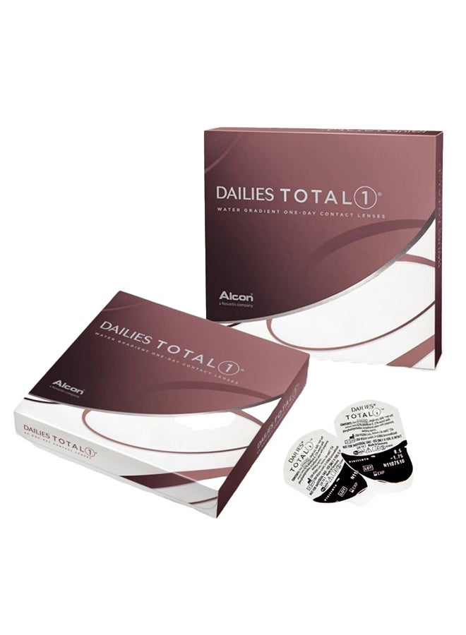 ألكون Total1 Daily Disposable Pack Of 90 Conatct Lenses  - Image 2