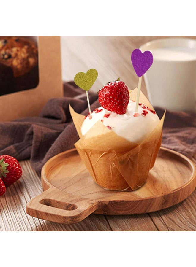 Generic - 50-Piece Oil-Proof Muffin Holders Brown 50x(5x8)cm - Image 1