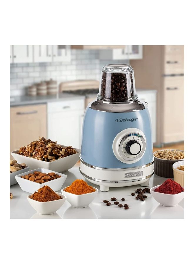 Ariete - Vintage Glass Blender 4 Speed Setting ​​with Pulse Function, 2 Grinding & Chopping Mills - Perfect for Puree, Ice Crush, Frozen Drinks, Shakes & Smoothies 1.5 L 1000 W ART583-V-BL Blue - Image 1