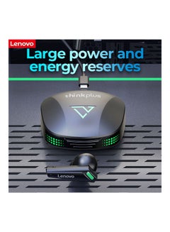 Lenovo Thinkplus XT85II Bluetooth Earphone Wireless Headphones Waterproof Earbuds TWS Low Latency HD Call Dual With Mic Gaming Headset Black  - Image 3