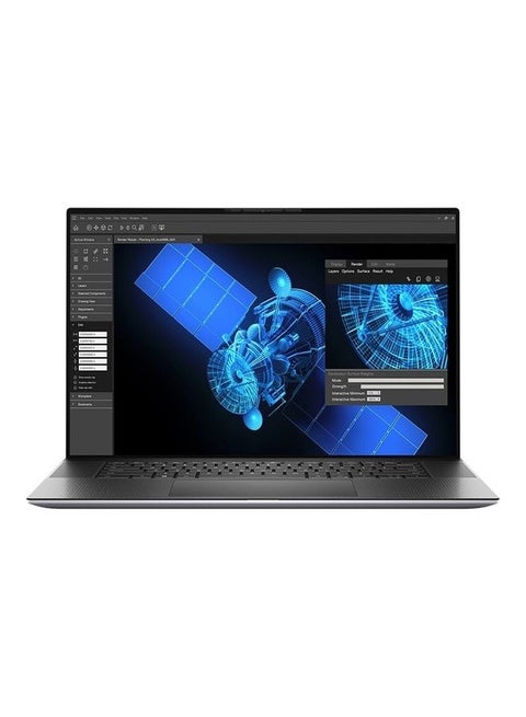 Precision 5750 Laptop With 17.3-Inch Workstation Full HD Display, Core i7-10750H Processor/32GB RAM/512GB SSD/NVIDIA Quadro Graphics Card/Windows 10 Pro English Gray