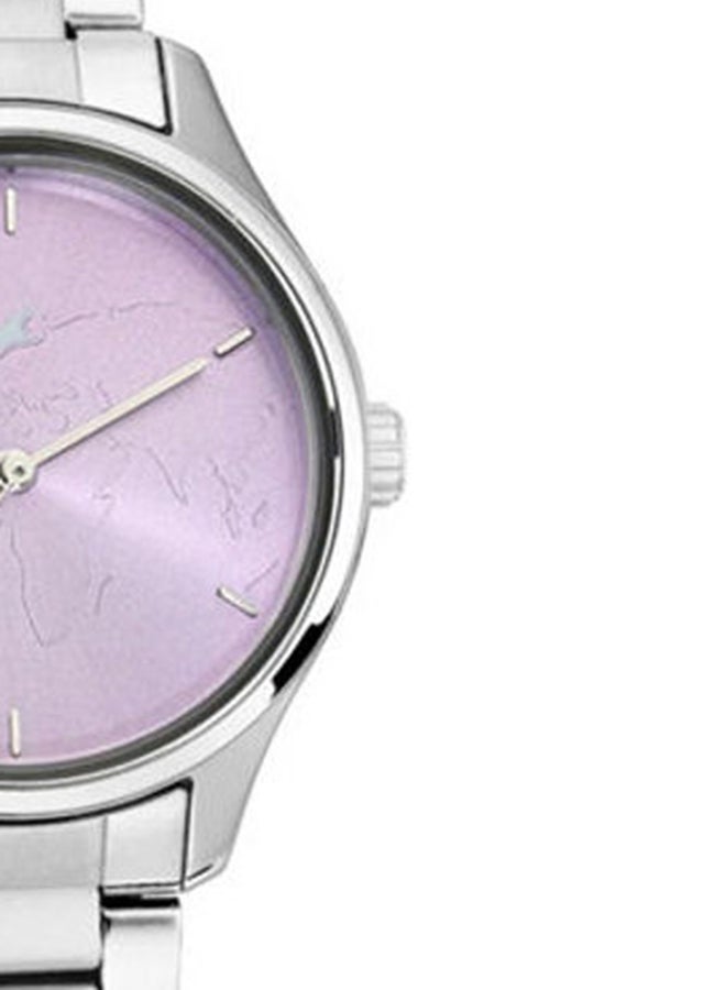 fastrack - Women's TRIPSTER LIGHT PURPLE DIAL STAINLESS STEEL STRAP WATCH - Image 1