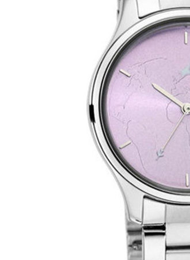 fastrack - Women's TRIPSTER LIGHT PURPLE DIAL STAINLESS STEEL STRAP WATCH - Image 1