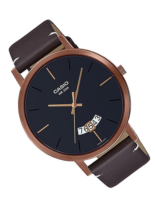 CASIO Men's Wrist Watch MTP-B100RL-1EVDF - 51 mm - Brown - Image 4