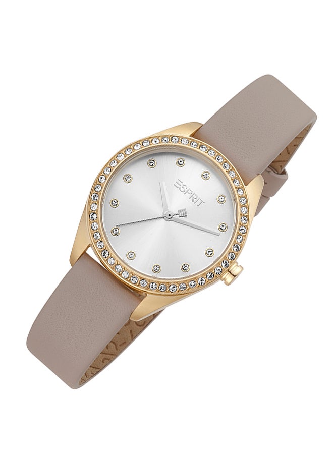ESPRIT Women's Leather Analog Watch ES1L279L0025  - Image 4