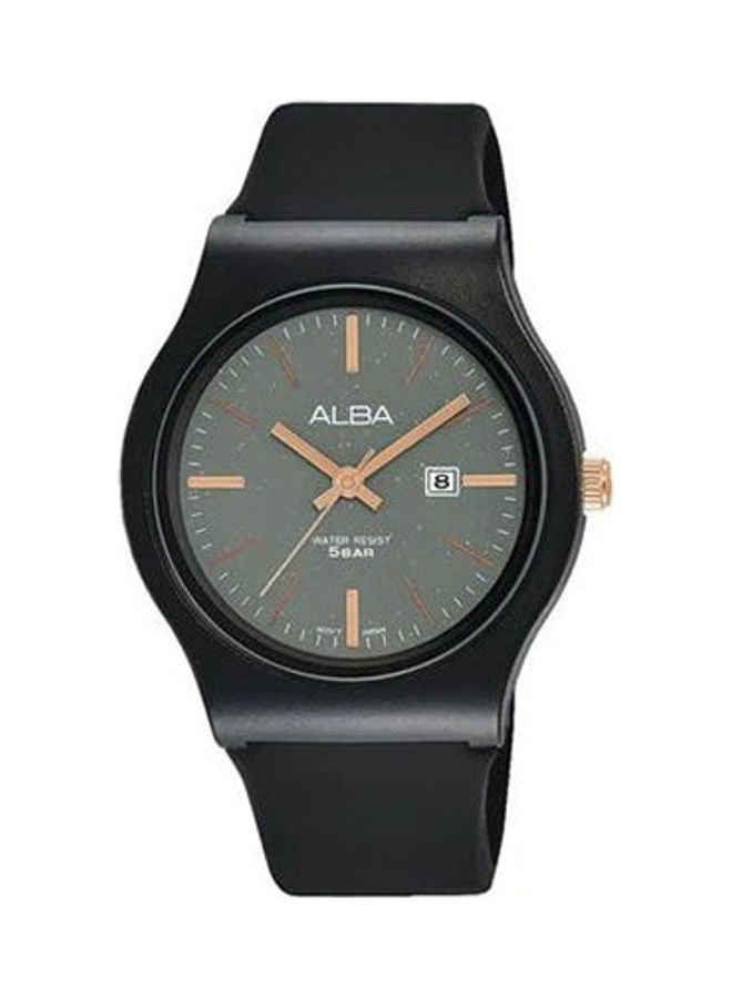 Alba - Women's Silicone Round Analog Water Resistant Watch  AH7U61X - Image 1