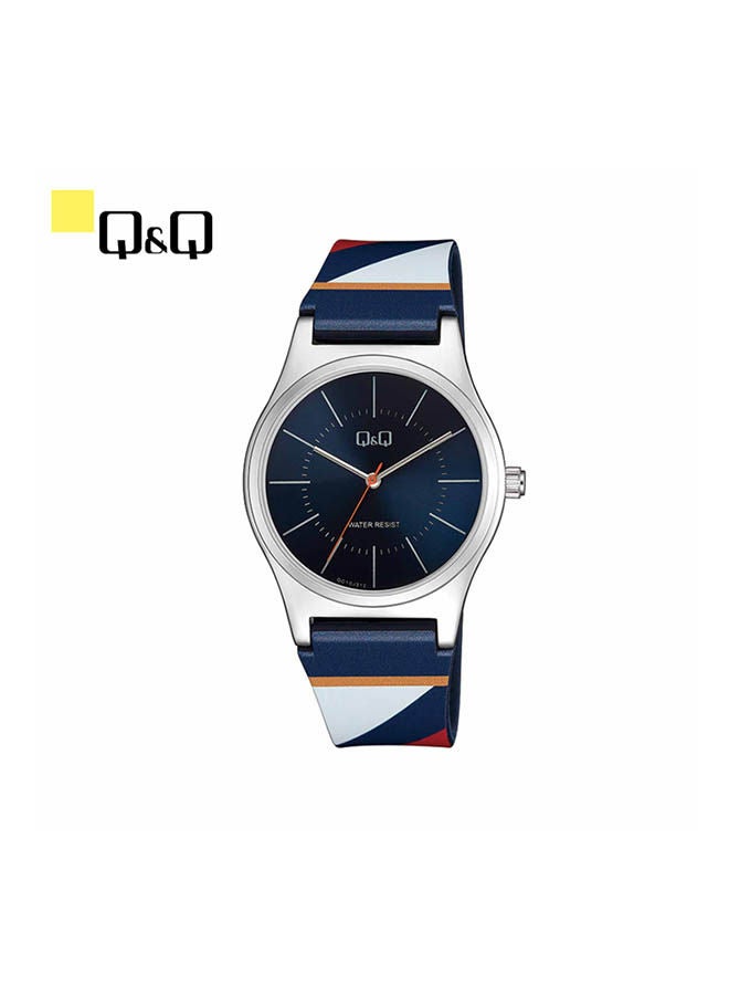ساعة يد بعقارب وسوار من المطاط طراز QC10J312Y للنساء
