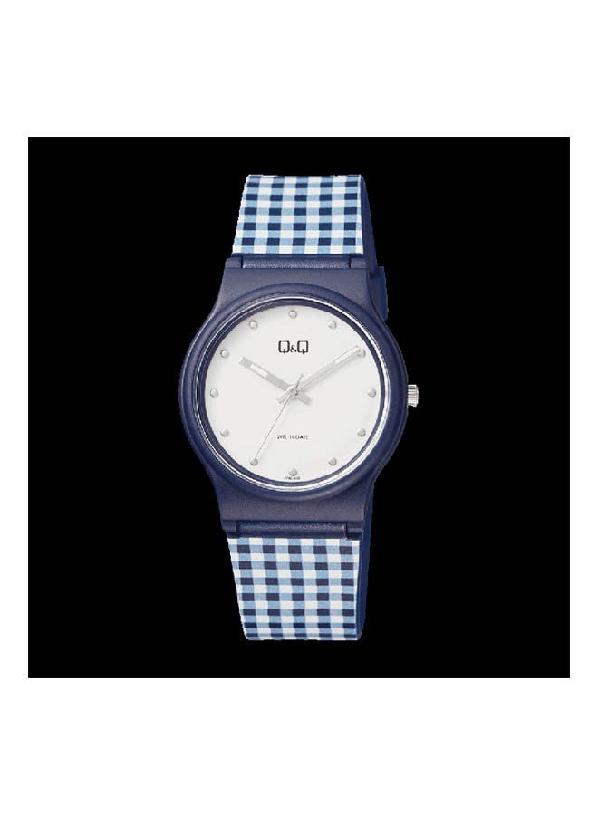 كيو آند كيو ساعة يد بعقارب وسوار من المطاط طراز VP46J054Y للنساء - Image 1