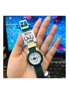كيو آند كيو ساعة يد بعقارب وسوار من المطاط طراز VQ96J024Y للأطفال  - Image 2