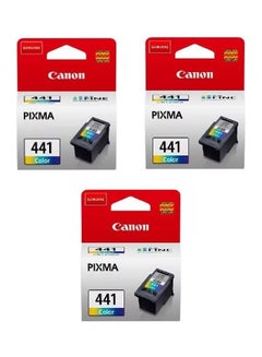 CL-441 C/M/Y Colour Ink Cartridge Pack Of 3 Multicolour
