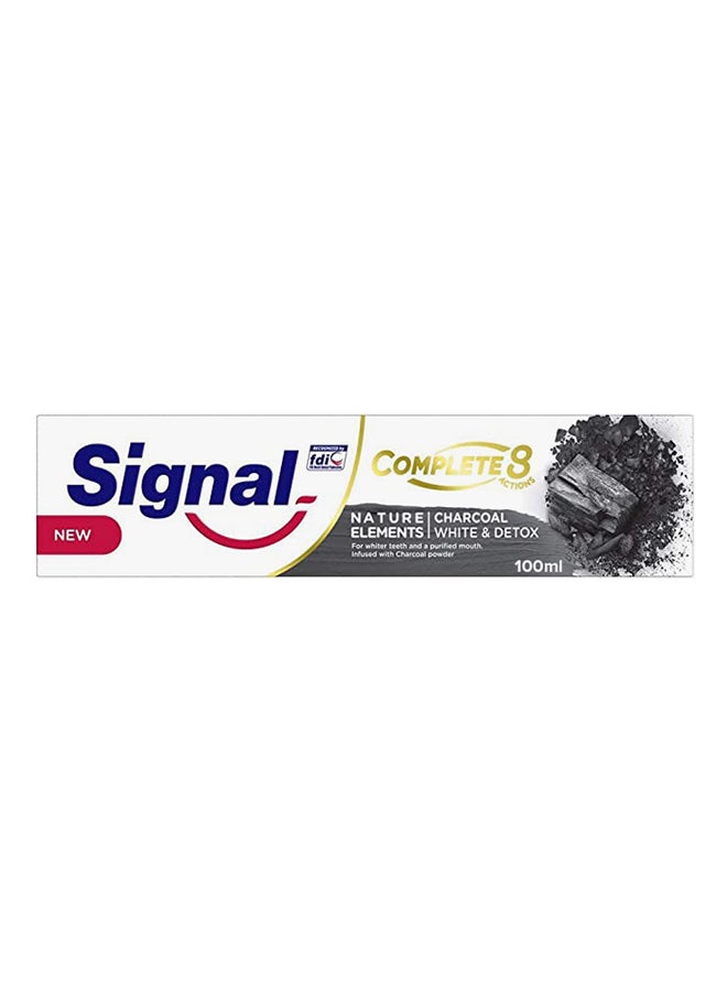 Signal - Complete 8 Actions Charcoal Toothpaste 100ml - Image 1