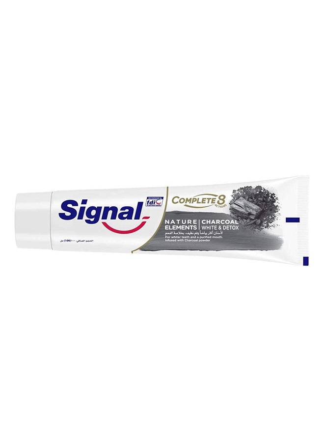 Signal - Complete 8 Actions Charcoal Toothpaste 100ml - Image 1