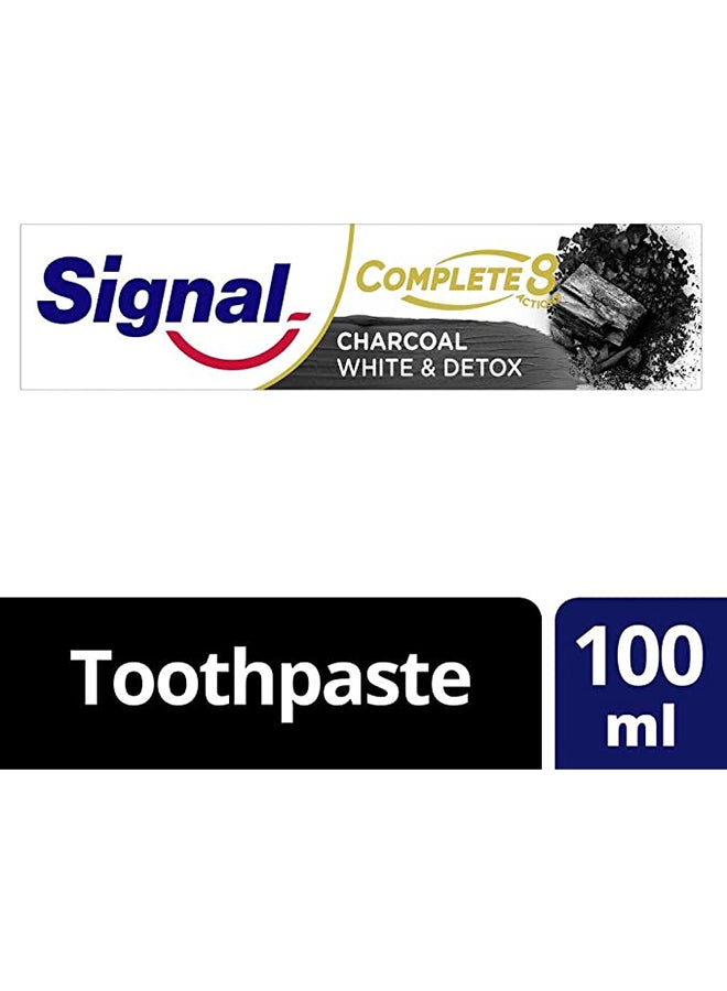 Signal - Complete 8 Actions Charcoal Toothpaste 100ml - Image 1
