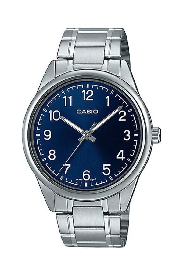 CASIO Men's Stainless Steel Analog Watch MTP-V005D-2B4UDF - Image 1