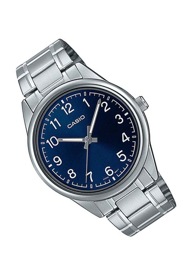 CASIO Men's Stainless Steel Analog Watch MTP-V005D-2B4UDF - Image 4