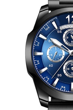 Tevise Men's Chronograph Round Watch With Stainless Steel Strap T814B/SBLG  - Image 4