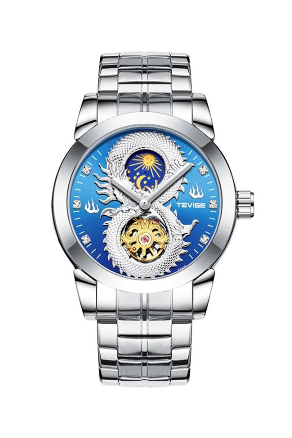 Tevise Men's Analog Watch With Stainless Steel Strap T834B/BSIS - Image 1